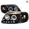 Spec-D Tuning 97-03 Ford F150 Projector Headlights- Glossy Black 2LHP-F15097BK-TM - alternate 1